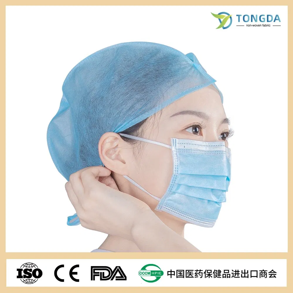 Disposable Nonwoven Doctor Cap with Tie on for Industry