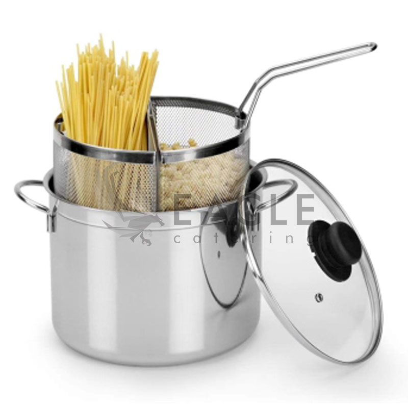 Pasta Cooker Basket Cookware Set with Handle Blanching Basket