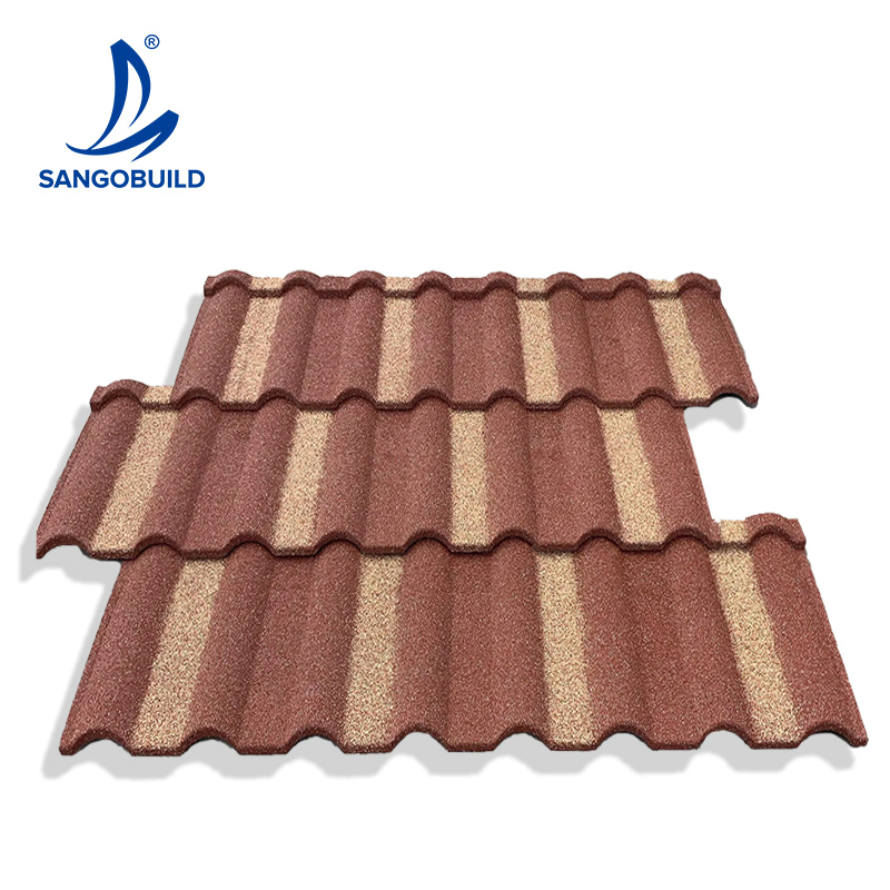 Hot Sale Roofing Materials Construction 0.5mm Milano Stone Coated Roof Sheet