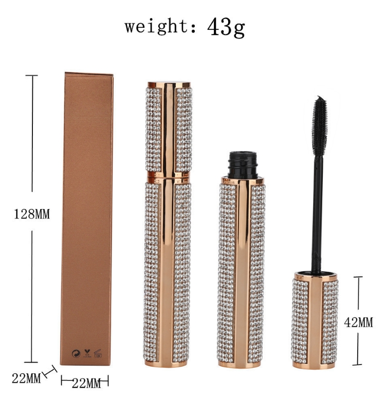 Diamond Luxury Mascara Waterproof Customized Logo High Quality Bulk Cosmetic Tool Mascara