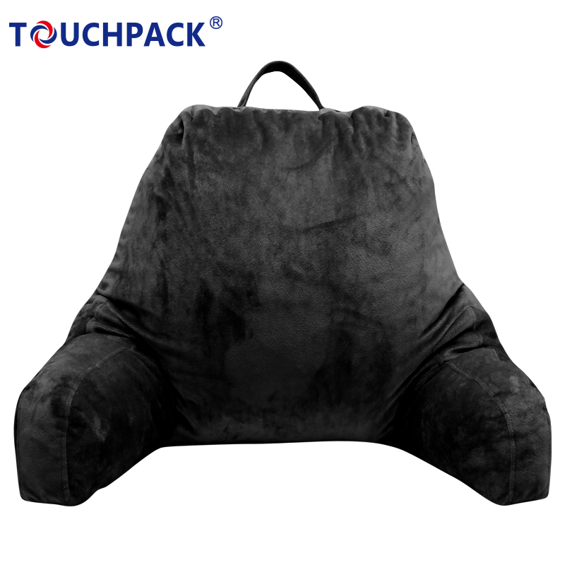 Big Backrest Reading Bed Rest Pillow with Arms