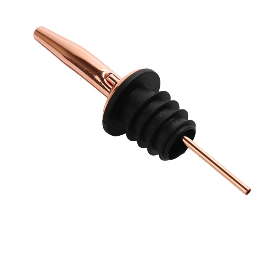 Promotion Gift Stainless Steel Free Flowing Olive Oil Vinegar Wine Bottle Stopper Liquor Speed Spout Pourers