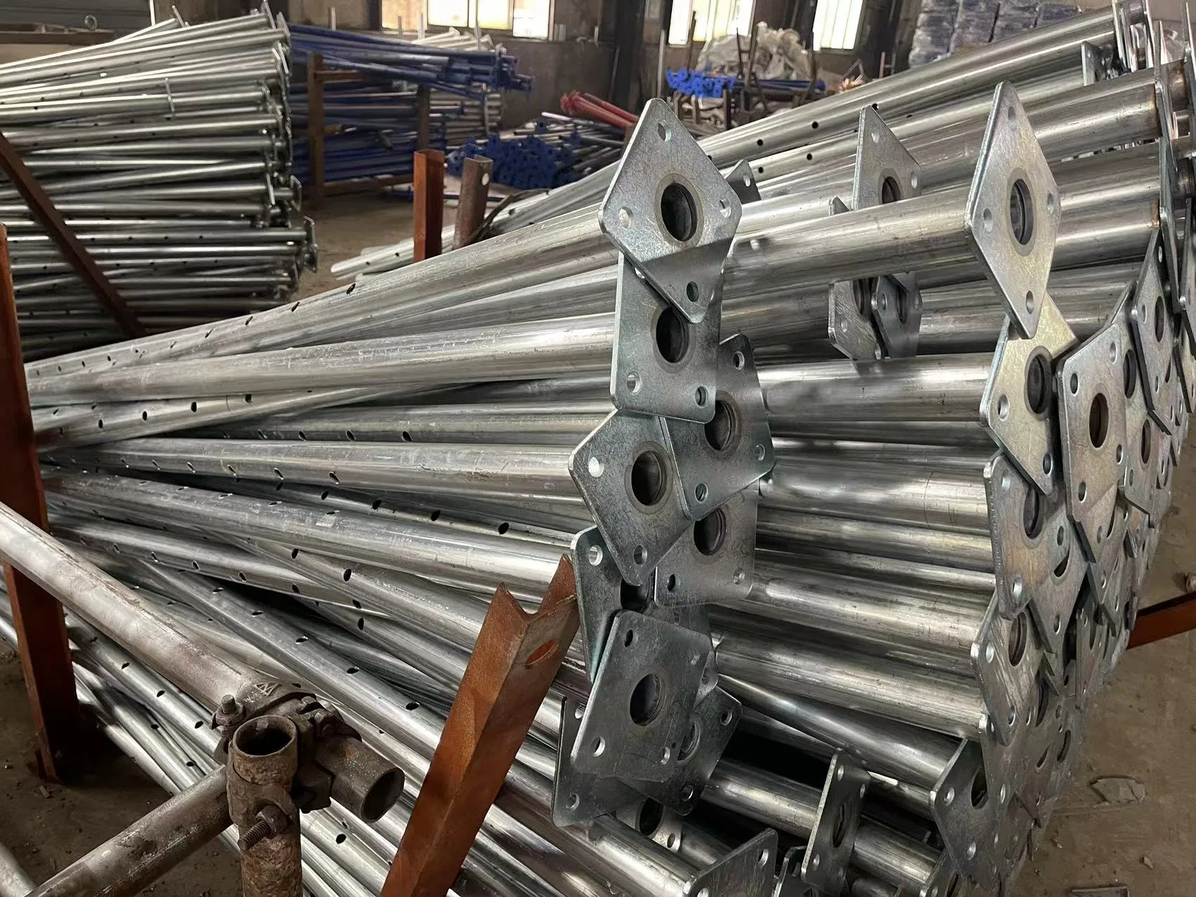 Customizable Site Steel Scaffolding Heavy-Duty Galvanized H-Shaped Scaffolding