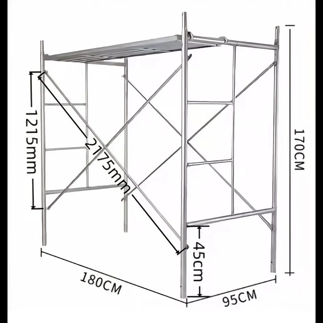 Modern Frame Scaffolding Mobile Steel Portable High Strength Scaffolding