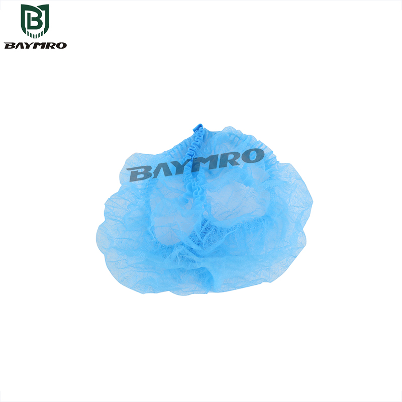 Disposable Breathable Dustproof PP Nonwoven Round Hairnet Cap En 13688