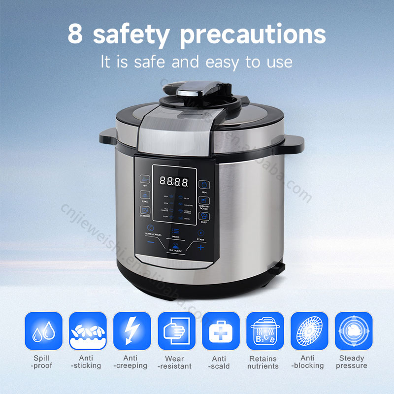 Fast Cooking Electric Pressure Cooker Multi Cooker for Commercial Kitchen Use