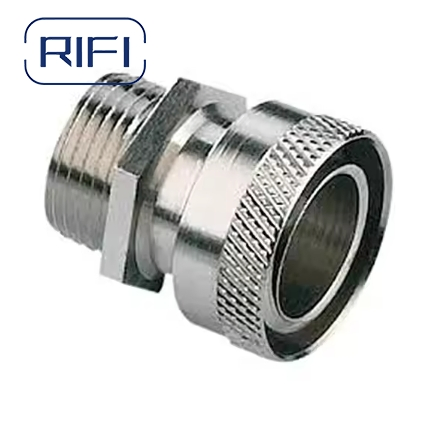 High quality Fixed Connector for 12mm 20mm Flexible Steel Conduit Glands Nickel-Plated Brass