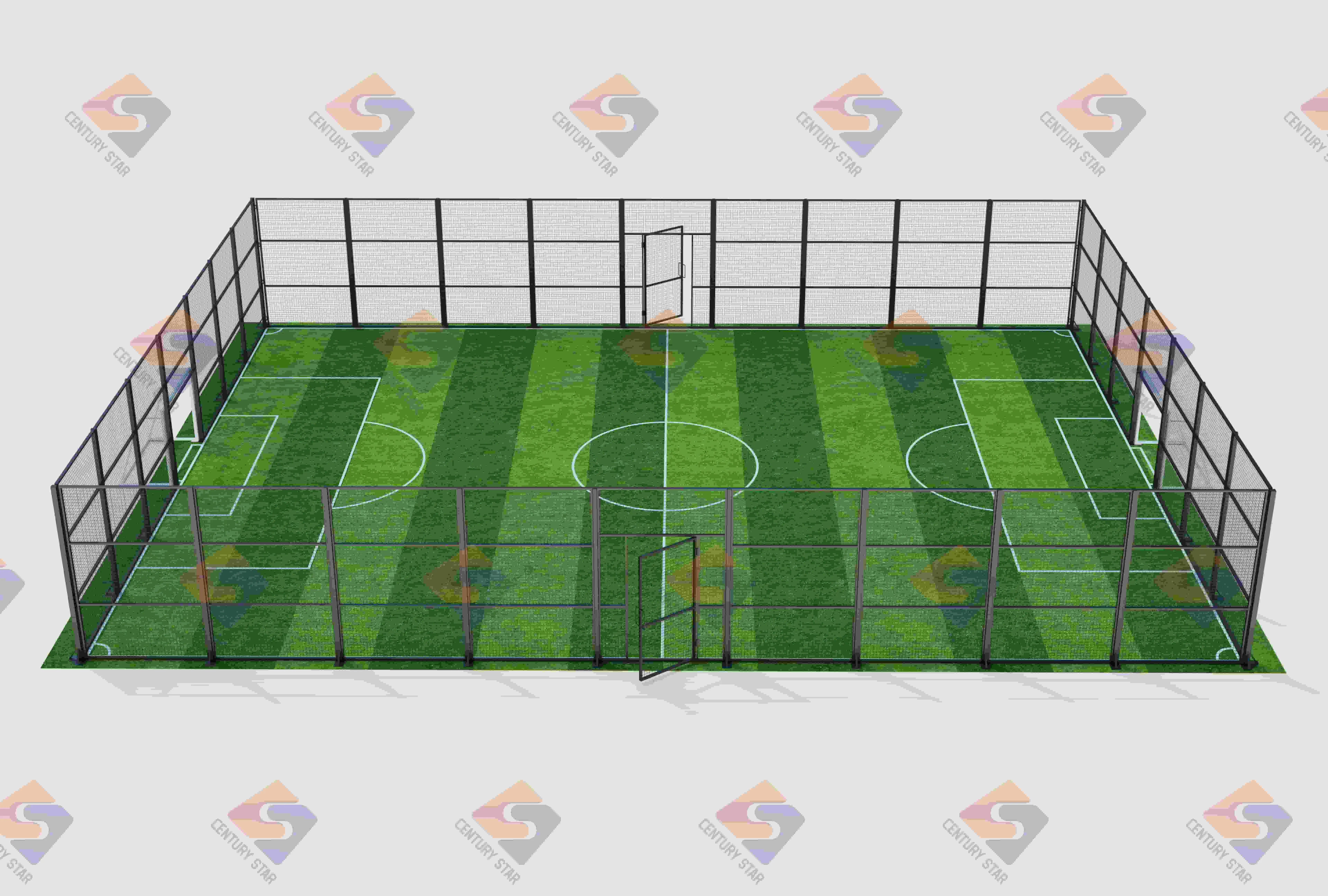 Soccer Basketball Court Fence Chain Link Mesh Fence for Sports Field