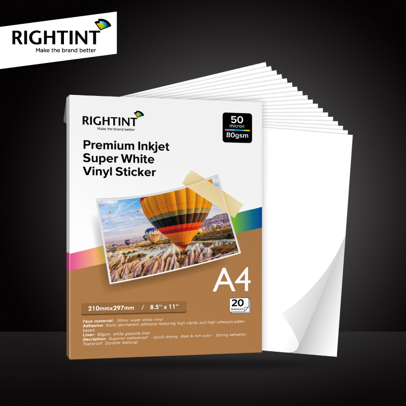 Pet Glassine Rightint Carton A4, OEM Release Base Paper Film