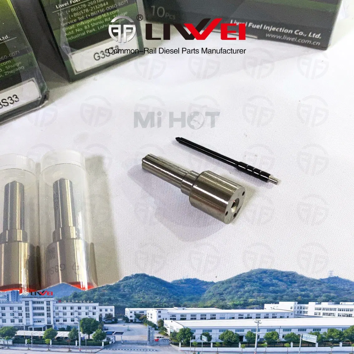 Форсунка дизельная Liwei G3S33 Toyota 2KD-FTV (2.5 VNT) 295050-0460 / 0810 / 0200
