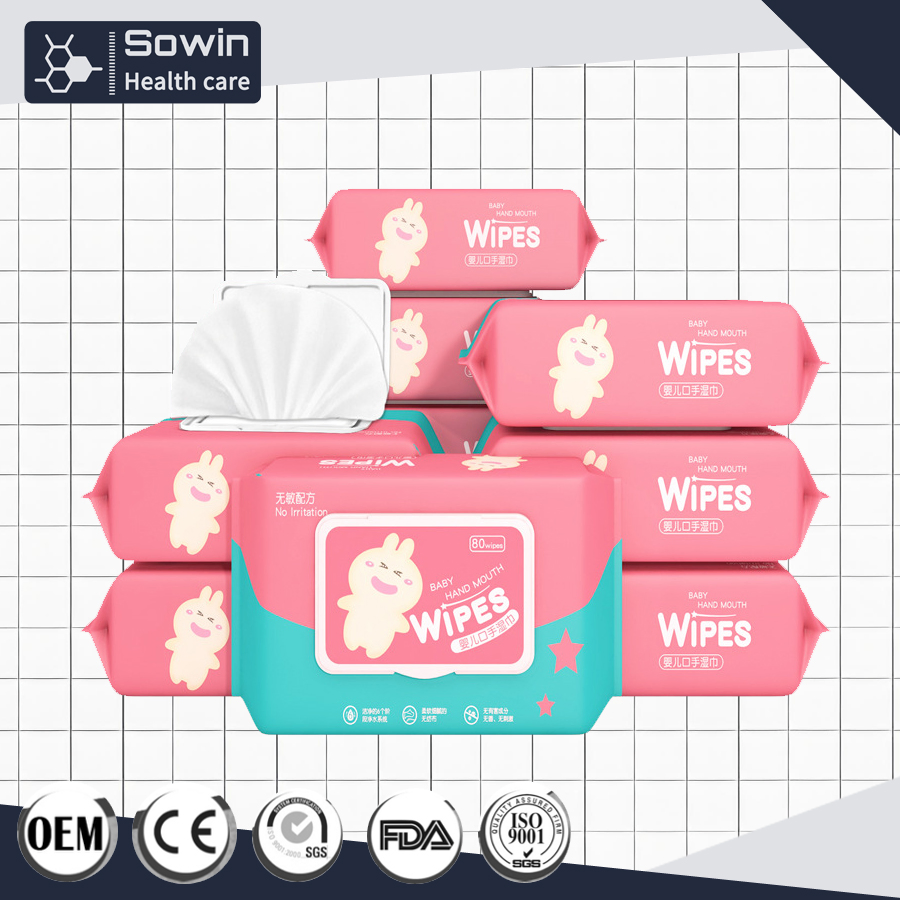 Disposable Biodegradable Hygiene Pure Water Samll Size Wet Tissues for Baby