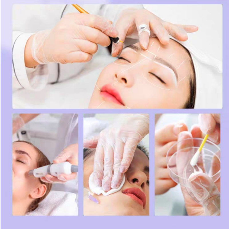 Transparent Disposable Food Grade Vinyl Gloves Kitchen Use