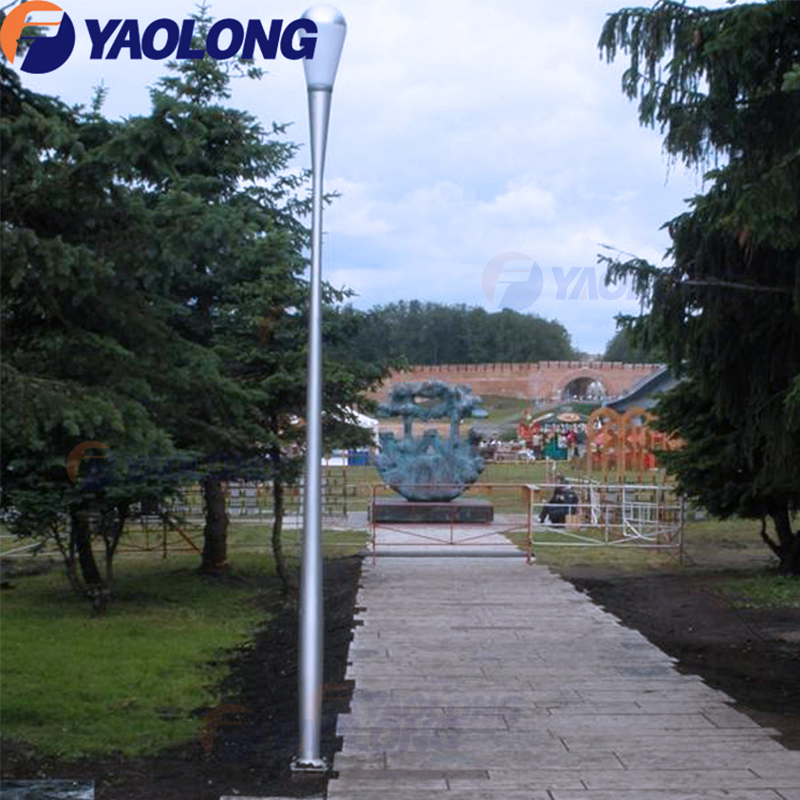 Easy Installing Aluminum Street LED Light Pole for Square