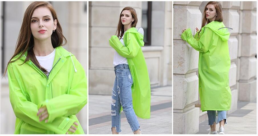 Unisex Raincoat Reusable Raincoat EVA Raincoat Protection Suit