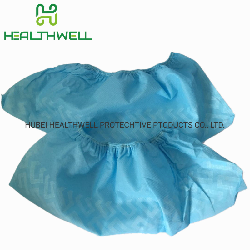 Disposable Non Woven Shoe Cover Elastic Non Slip Shoe Covers Overshoes Hospital Shoe Covers OEM