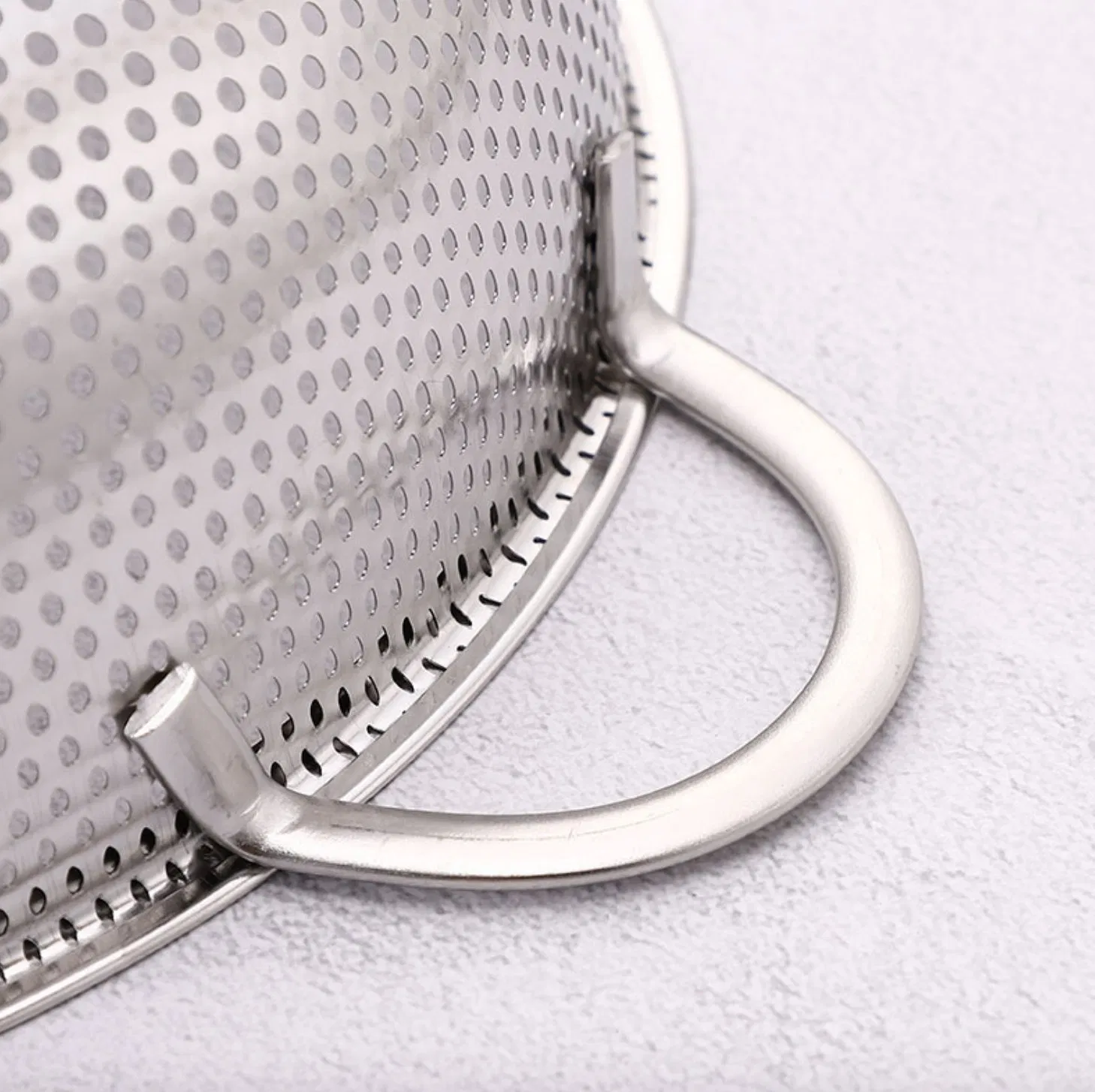 Stainless Steel Colander Bowl Popular Mesh Basket China Making Good Price Filter Utensil