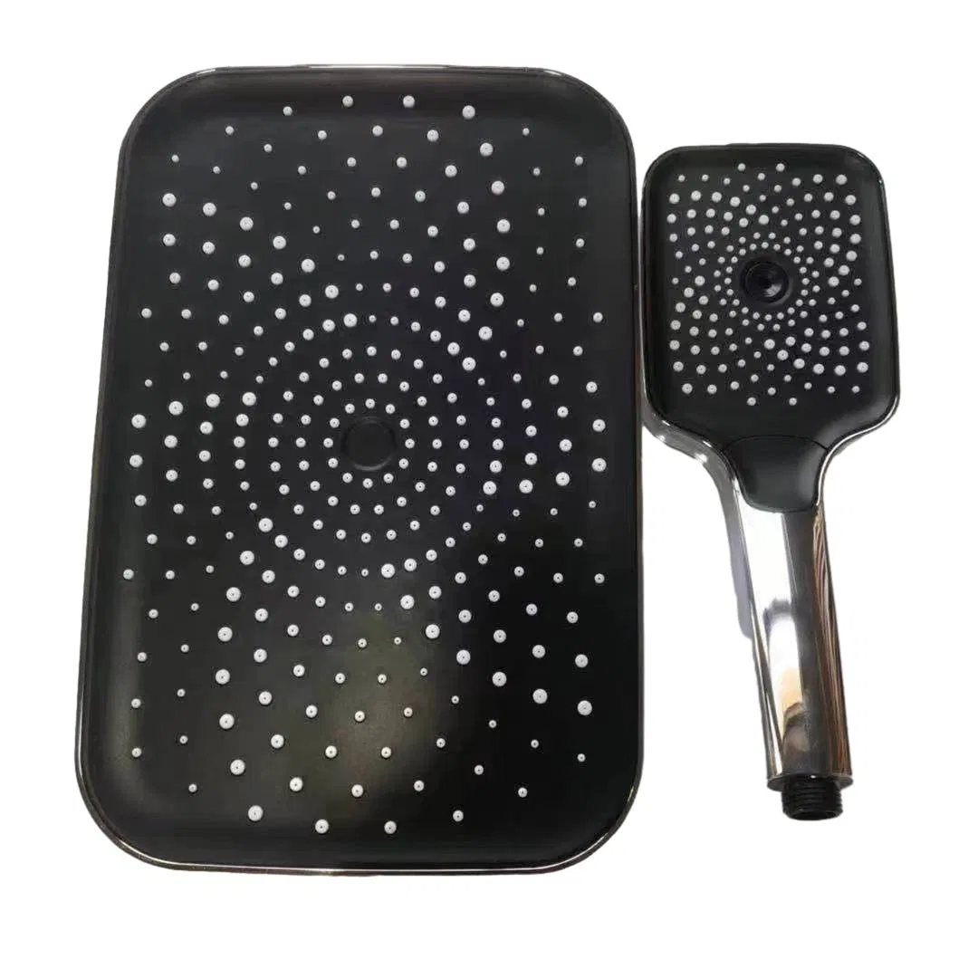 9-Inch ABS Shower Head with Rainfall and Massage Modes