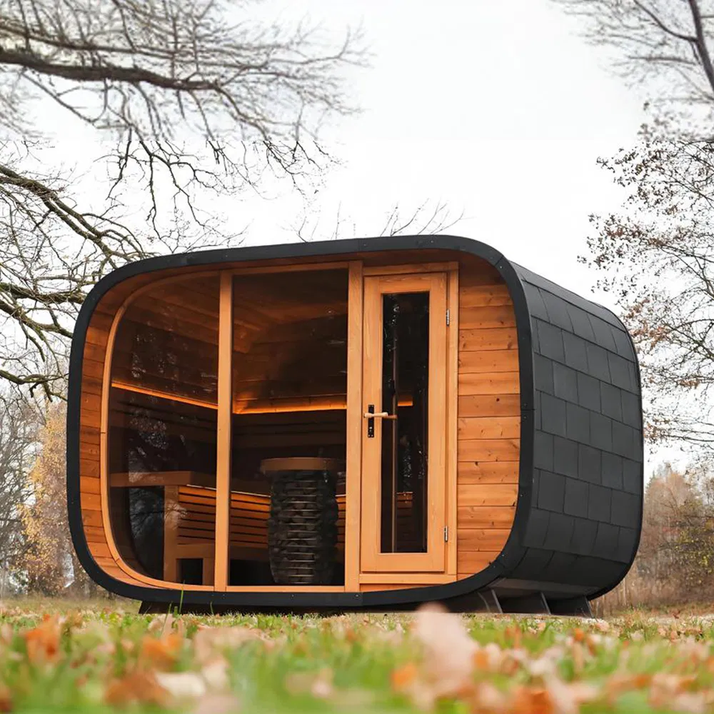 Уличная сауна-куб Heavy-Duty с замком для двора