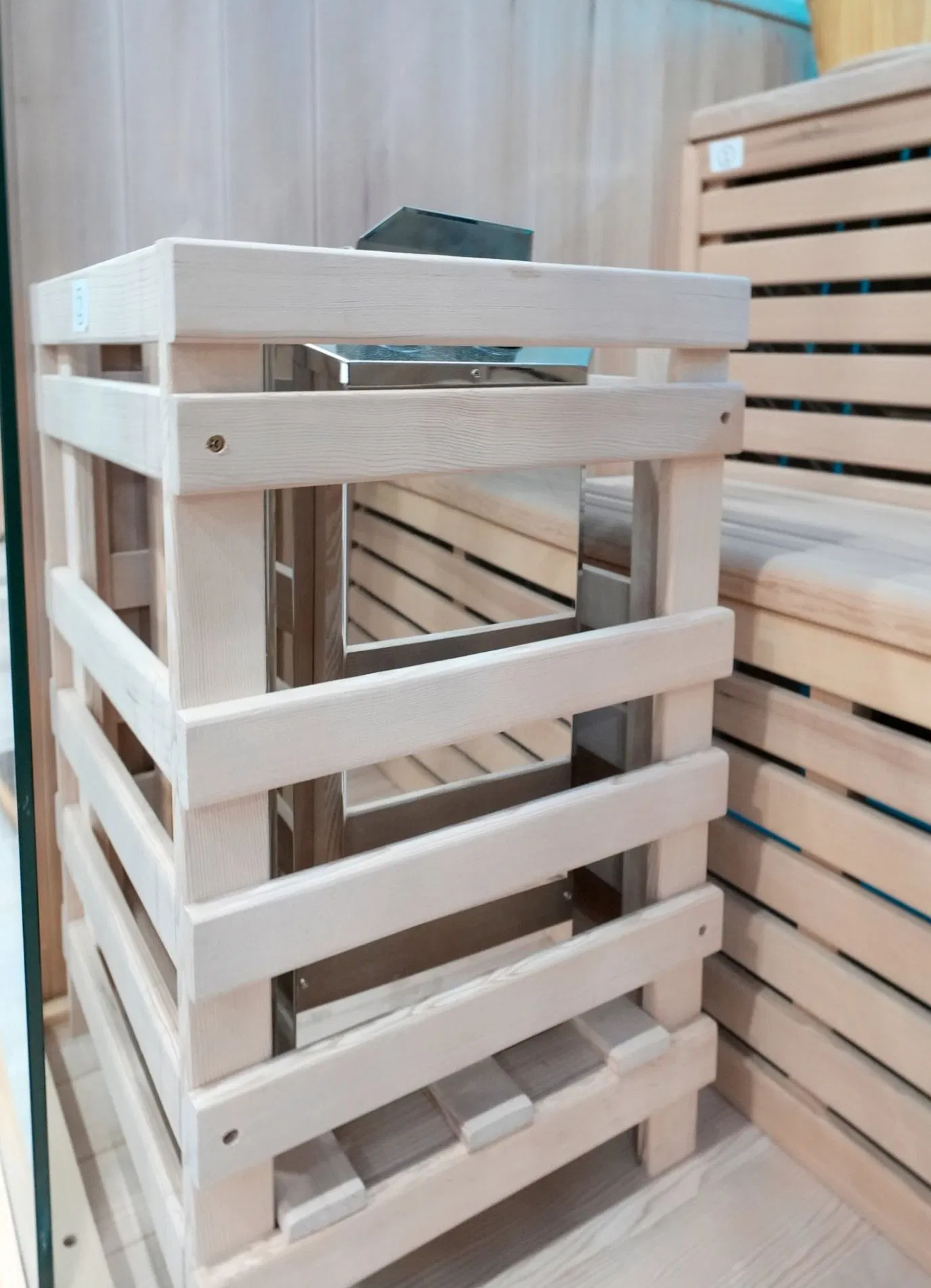 Сауна из ели и красного кедра для улицы