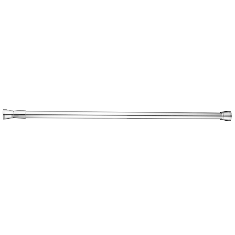 Sanipro Adjustable Extension Stainless Steel Bathroom Curtain Poles, Al Spring Tension Curtain Rod for Windows or Shower