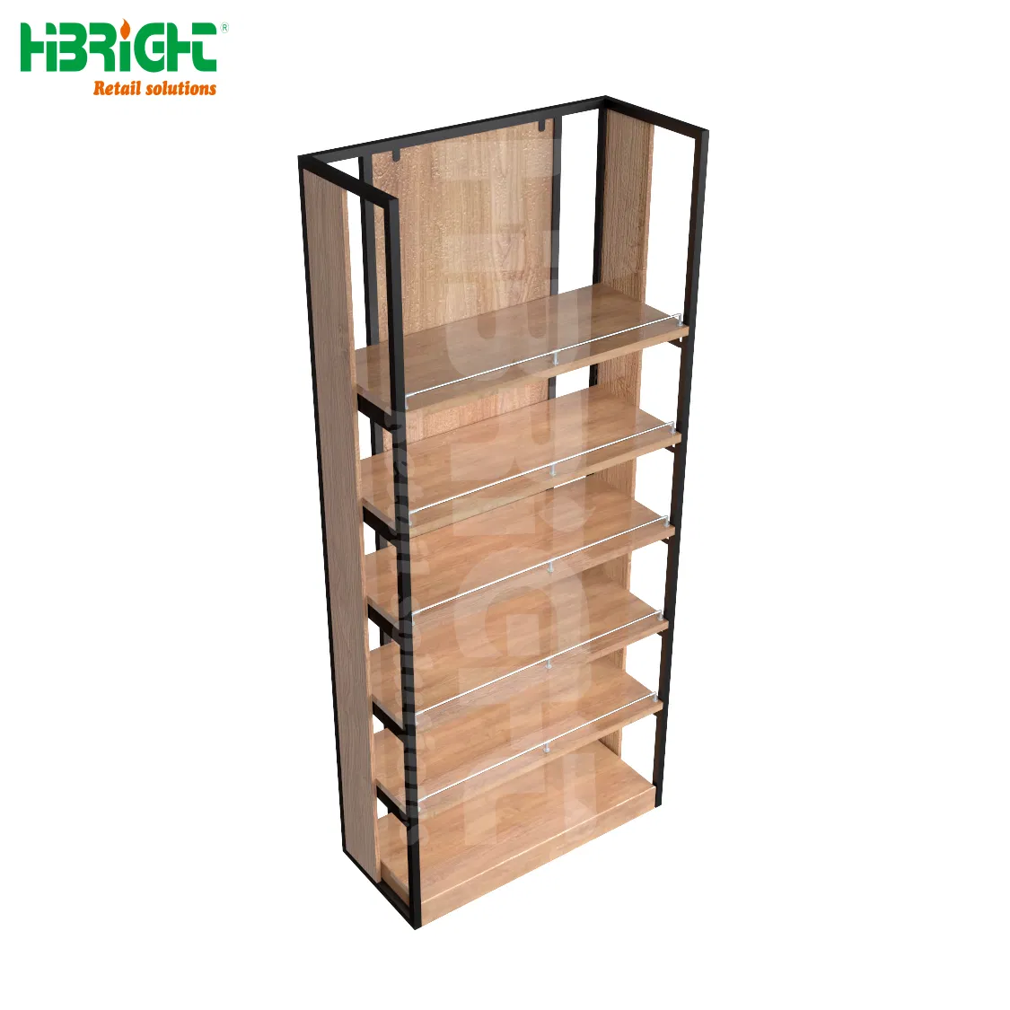 Single-Sided Modern Iron Display Rack White Gondola Shelving Convenience Store Groceries Light Duty Metallic Supermarket Shelves