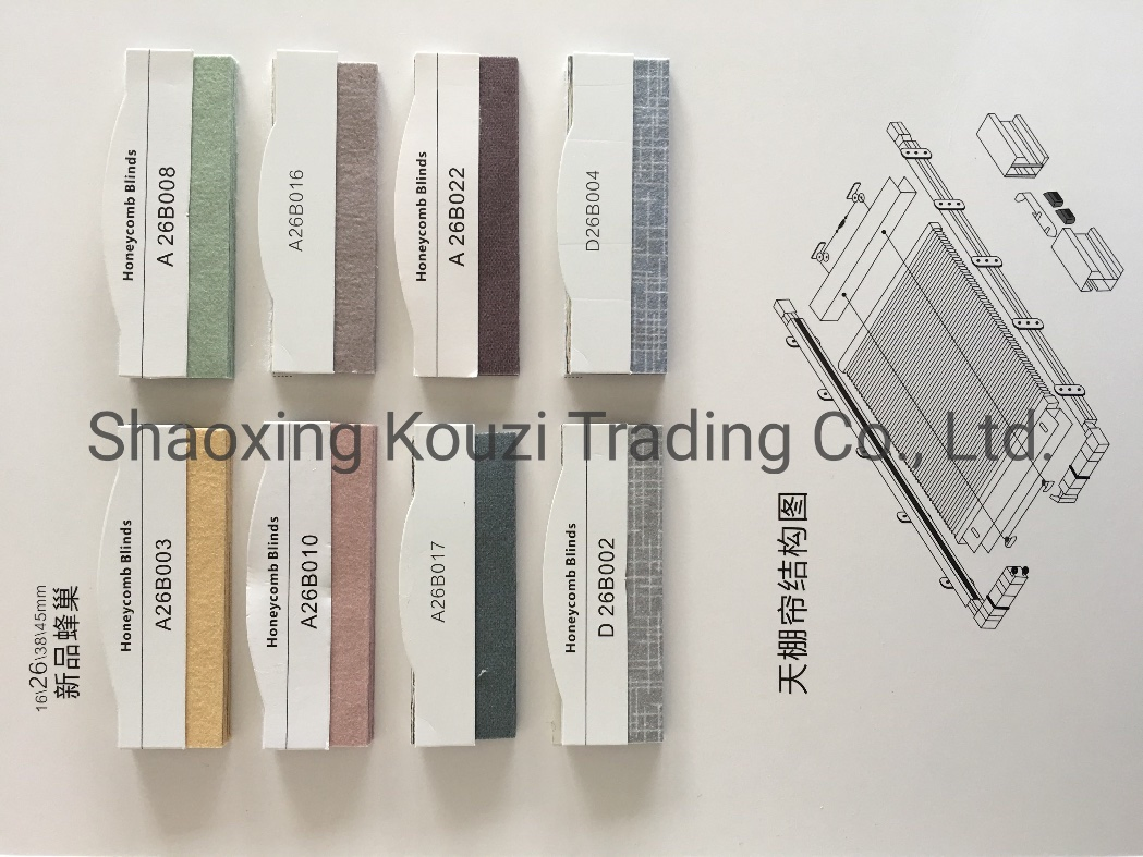 Sheer Pattern Honeycomb Blinds Fabric