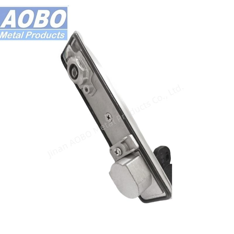 Ms834 Stainless Steel SS316 Padlock Metal Cabinet Door Electrical Panel Swing Handle Lock with Key 333