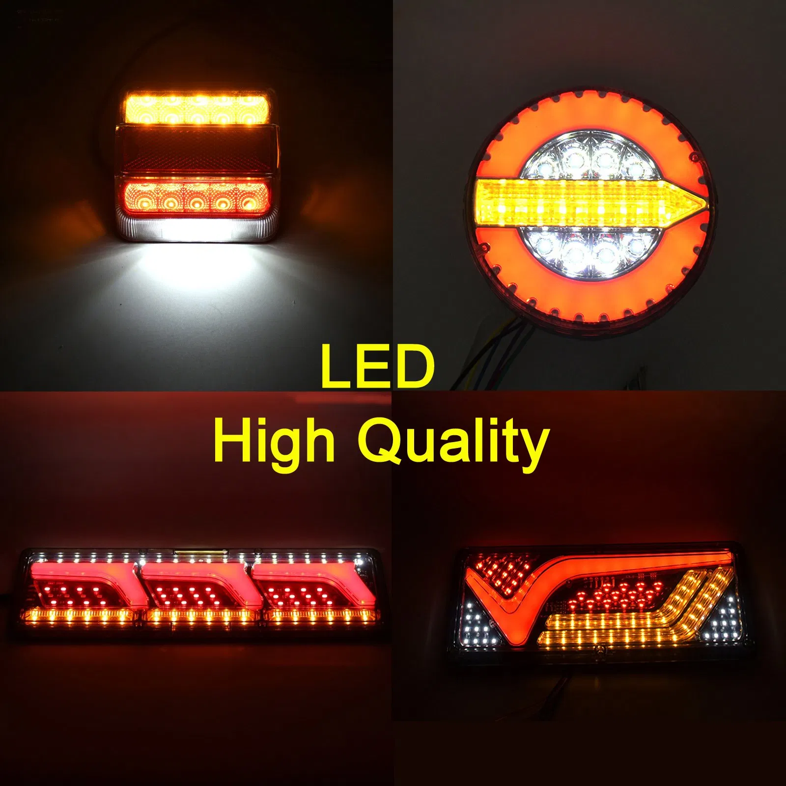 LED Trailer Truck Tail Lights Marker Lamps