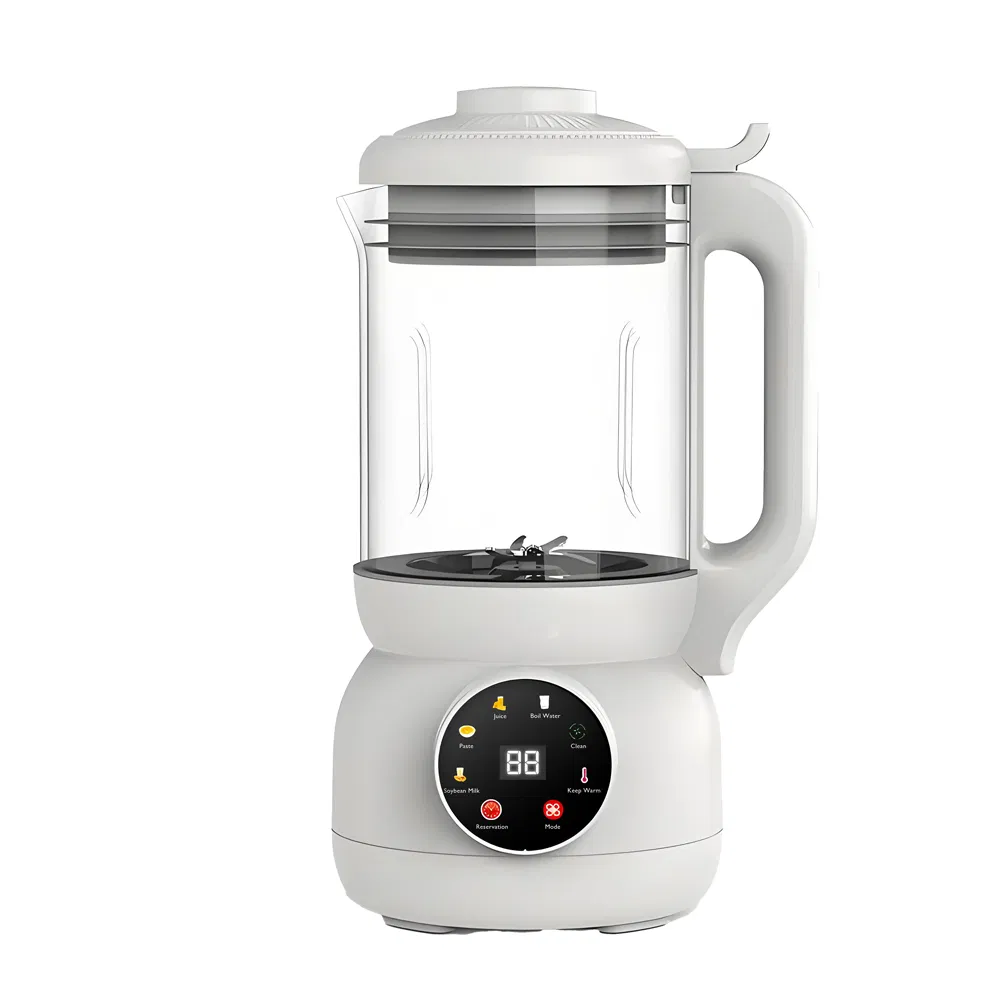Sleek White Design 1L Compact Blender for Small Family Use