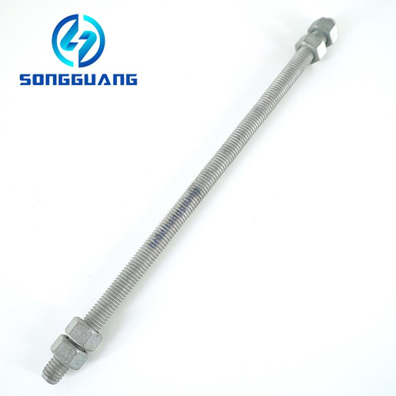 Двухсторонний болт для опор ЛЭП