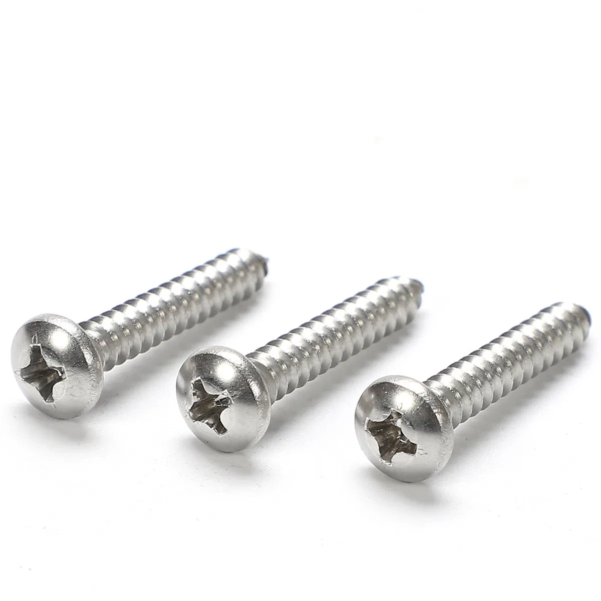 Stainless Steel 304/316 Pan Head Self Tapping Screws Sheet Metal PT Scress