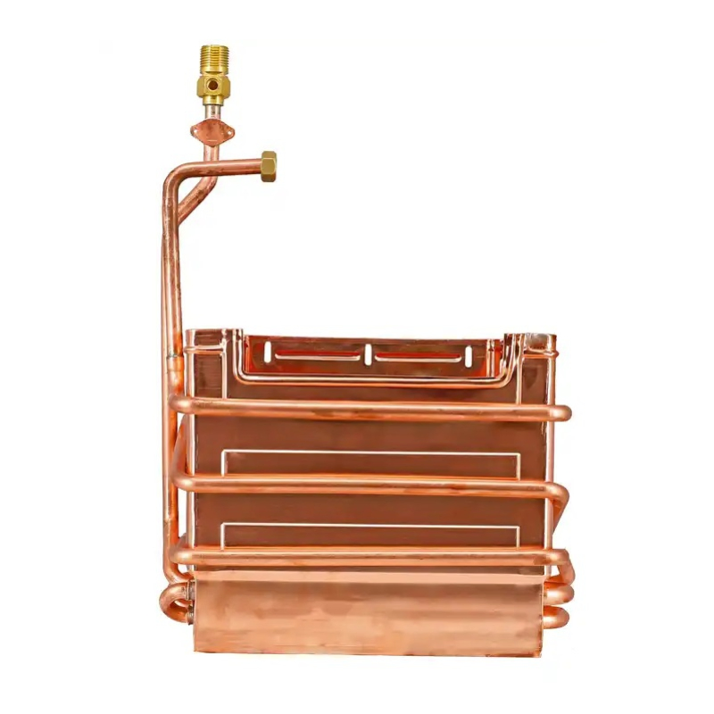 Wall Hung Outdoor LPG Natural Gas Water Heater Parts Components Oxygen Free Copper Heat Exchanger
