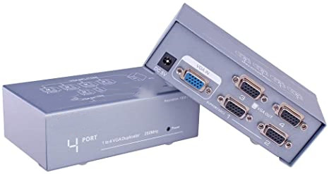 Разветвитель VGA на 4 порта с питанием