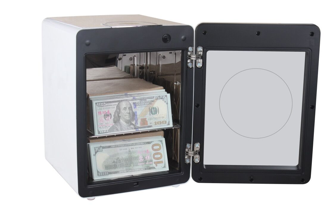Al-30A UV Banknote Cash Coin Money Disinfection Clean Cabinet for Bank Use