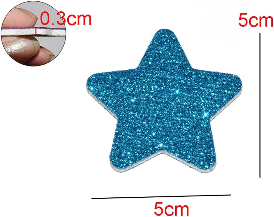 Hot Sale Star Shape Disposable Nail Glitter File Strips Nail Buffers for Shaping and Smoothing Toenails