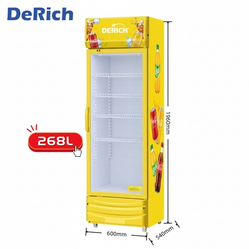 Холодильная витрина Derich 260-270 л, одностворчатая