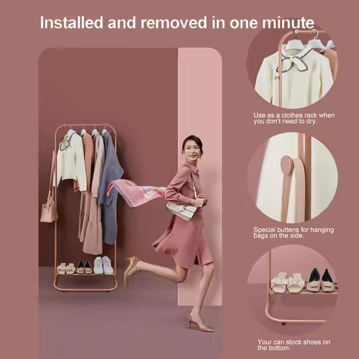 1200W Portable Standing Dryer with Automatic Cloth Care