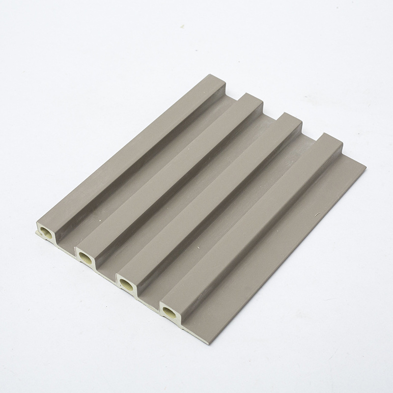 Flexible Waterproof Wooden Color Wood Plastic Composite Wall Panel Used in Decoration