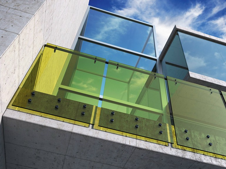 Exterior Frameless Tempered Low Iron Glass Railing/Balustrade Design with America Standard