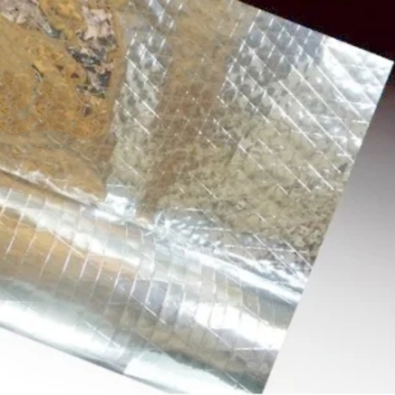 Metalized Polyester with Fibreglass Scrim as Flextible Foil Air Duct Jacket