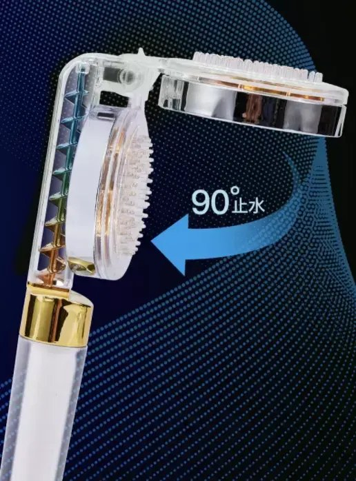 Iprosan Handheld Pressurized Filter Shower Cover Water Stop Bathroom Hand Shower