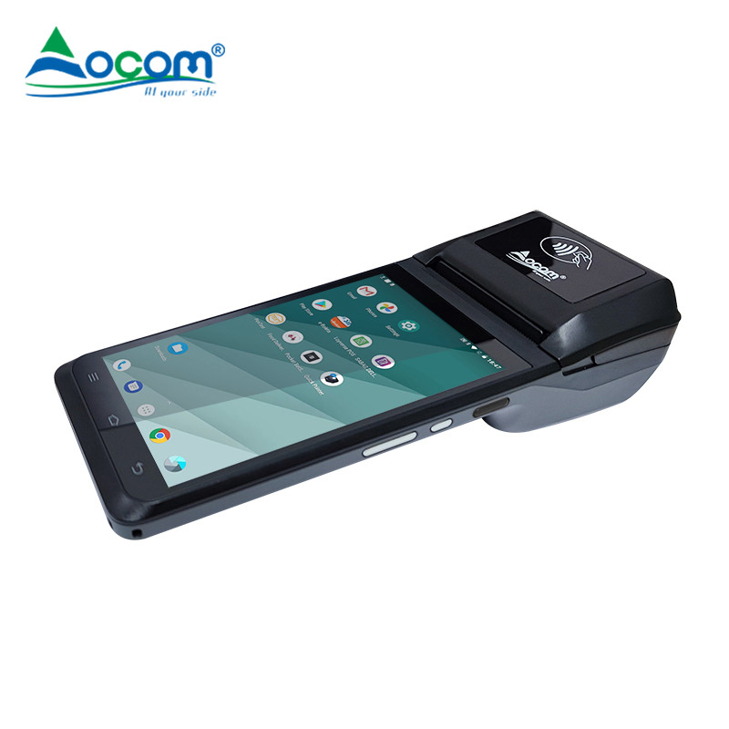 POS Retail System Smart POS with 58mm Printer Andorid 12 4G Communication 3G+16g Memory+NFC POS Terminal Android