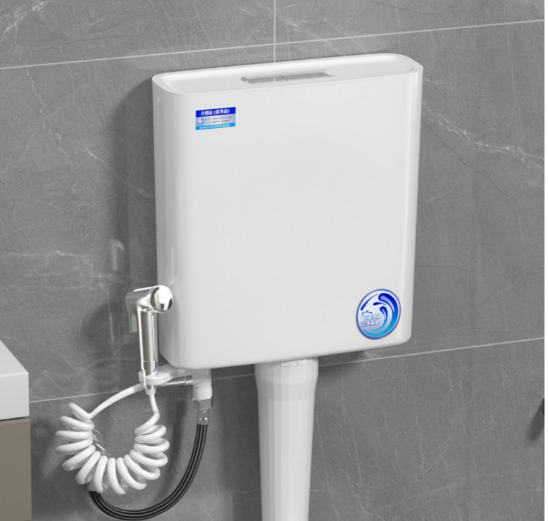 Fluor Wall Hung Plastic Water Saving Wc Cistern Toilet Flush Tank