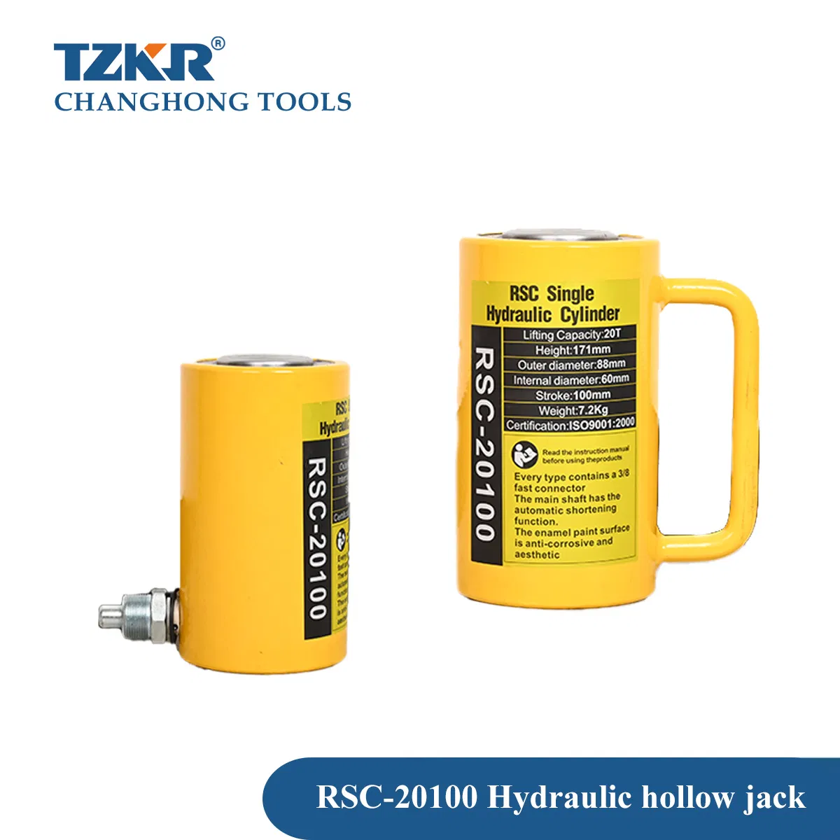 Rsc-20100 20 Ton Lift-up Barrier Free Sufficient Tonnage Sufficient Stroke Hydraulic Cylinder Jack