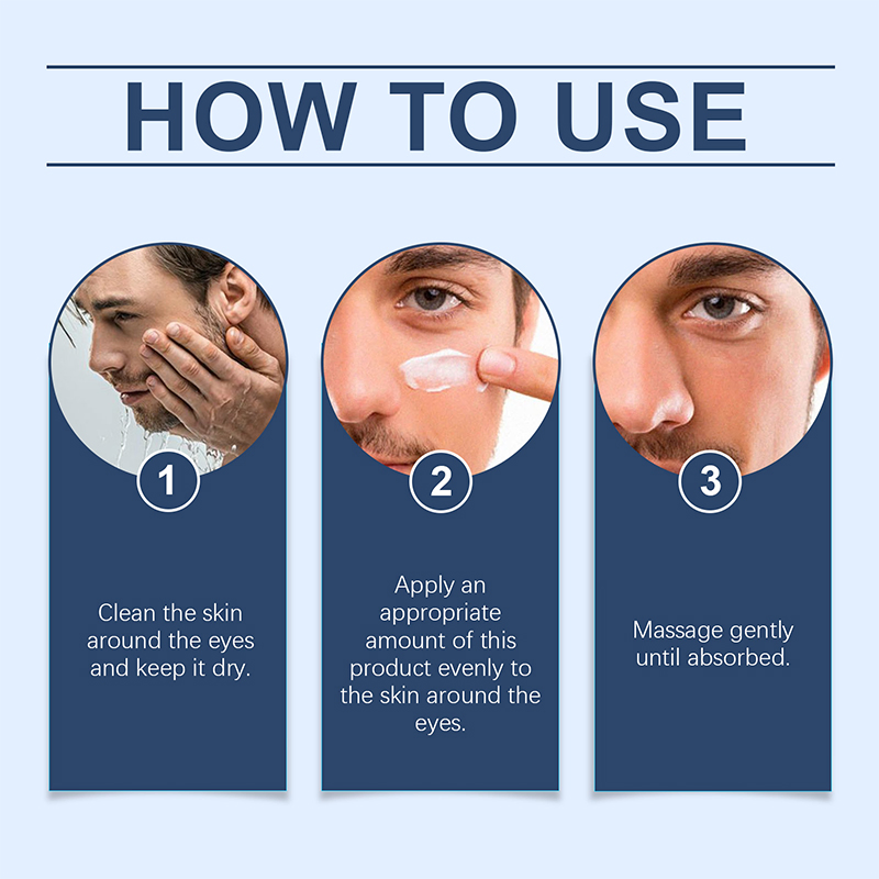 Soothing Man Eye Cream for Men to Restore Elasticity Reduce Redness