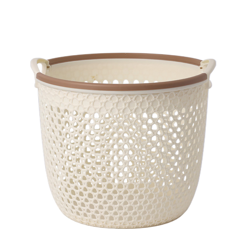 Factory Price Imitation Rattan Woven Household Bathroom Hand-Held Laundry Basket