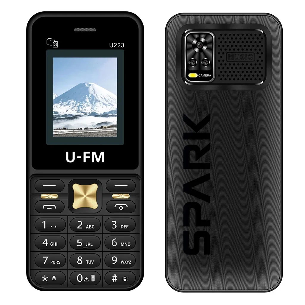 Кнопочный телефон Premium 2G с тройной SIM-картой