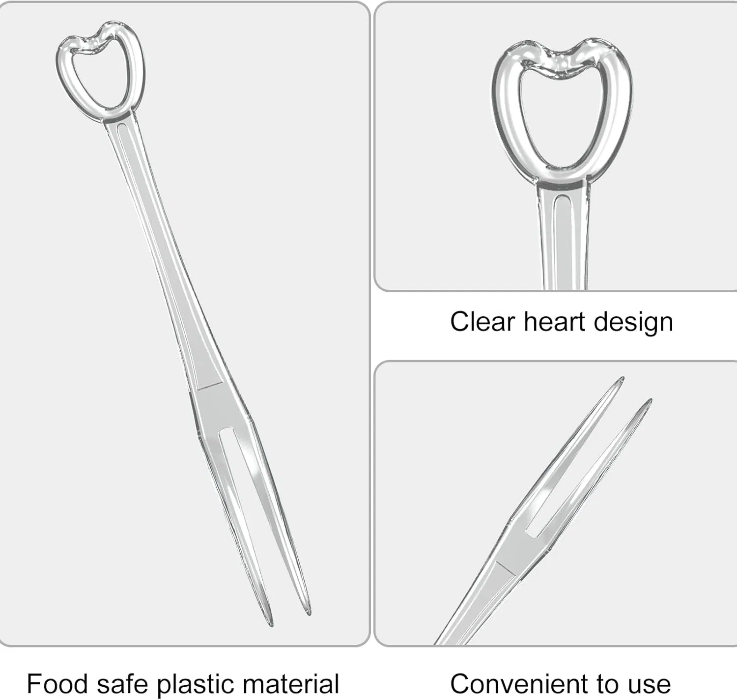 Custom Plastic Dessert Forks ODM Catering Appetizer Picks