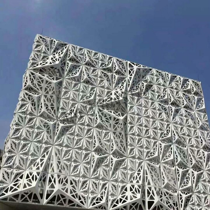 Decorative Outdoor Metal Mesh Aluminum Perforated Sheet