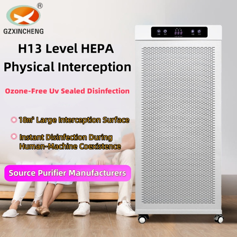 2-in-1 School Air Disinfector & Purifier - HEPA Filter + UV-C Sterilization for Healthy Indoor Air
